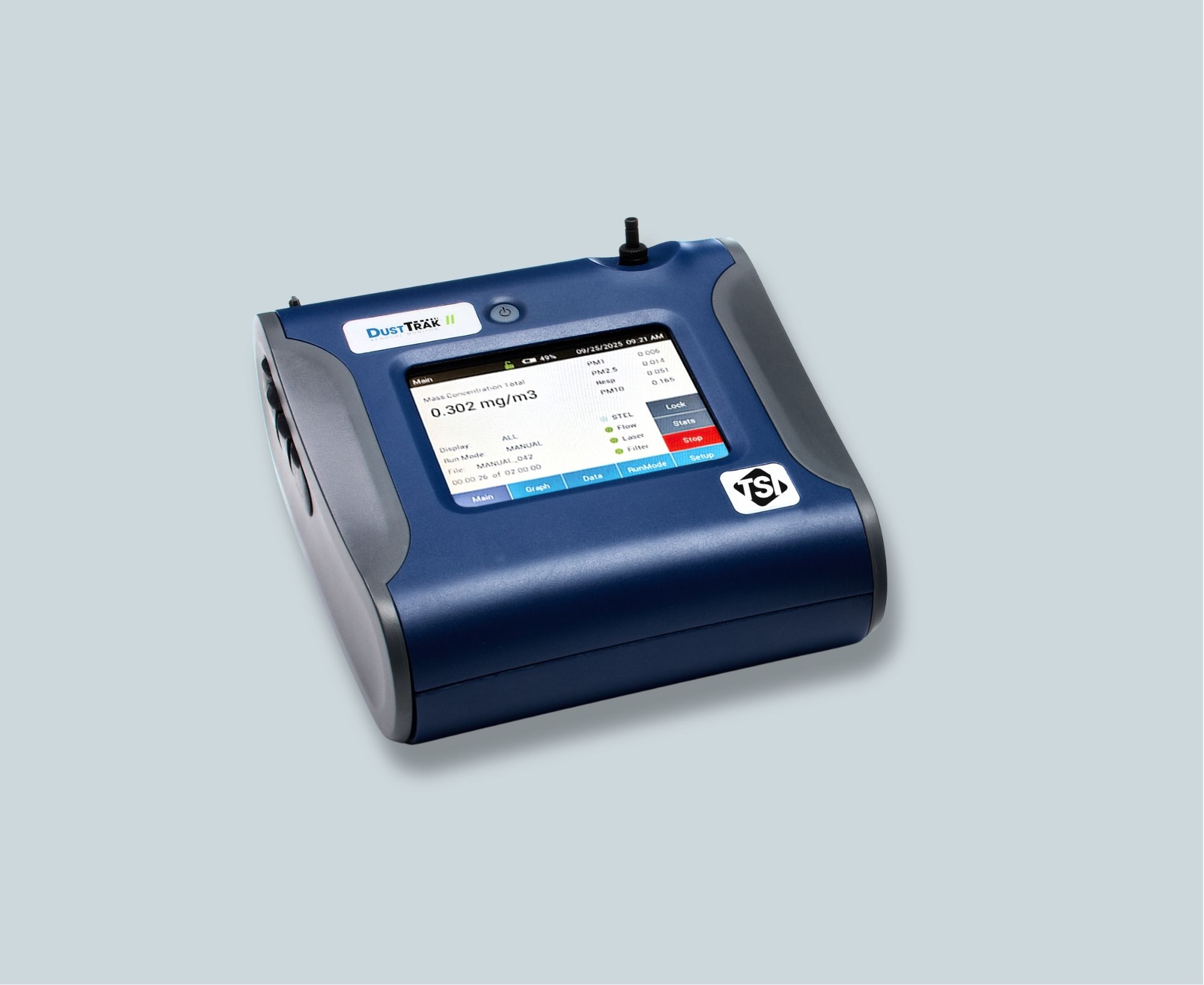TSI DustTrak II 8530 Aerosolmessgerät für kontinuierliche Feinstaubmessungen in Echtzeit
