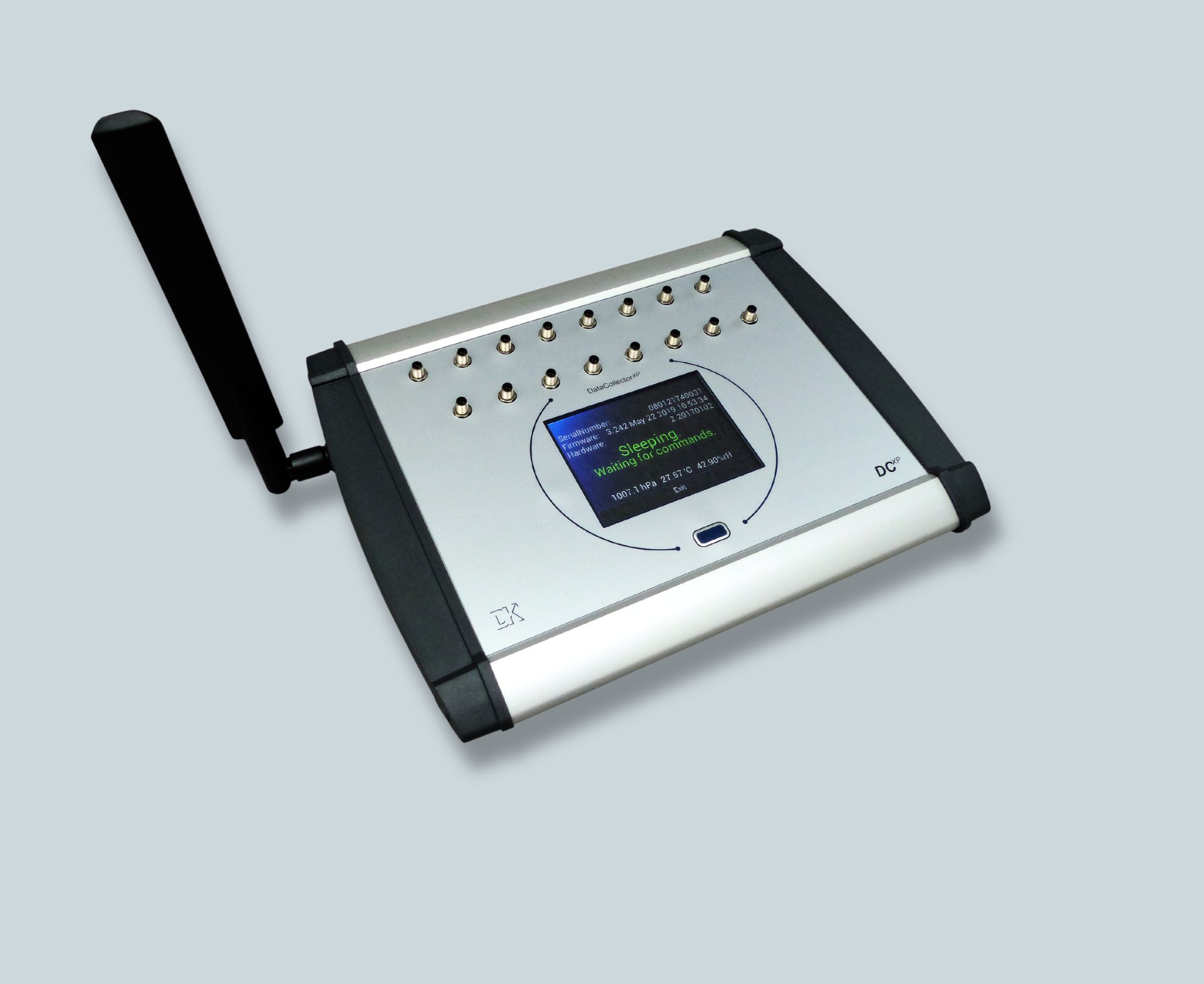 DCXP16RGPRS Mehrkanaldatenlogger für Temperatur, Feuchte, Druck, CO₂, Strom und Spannung