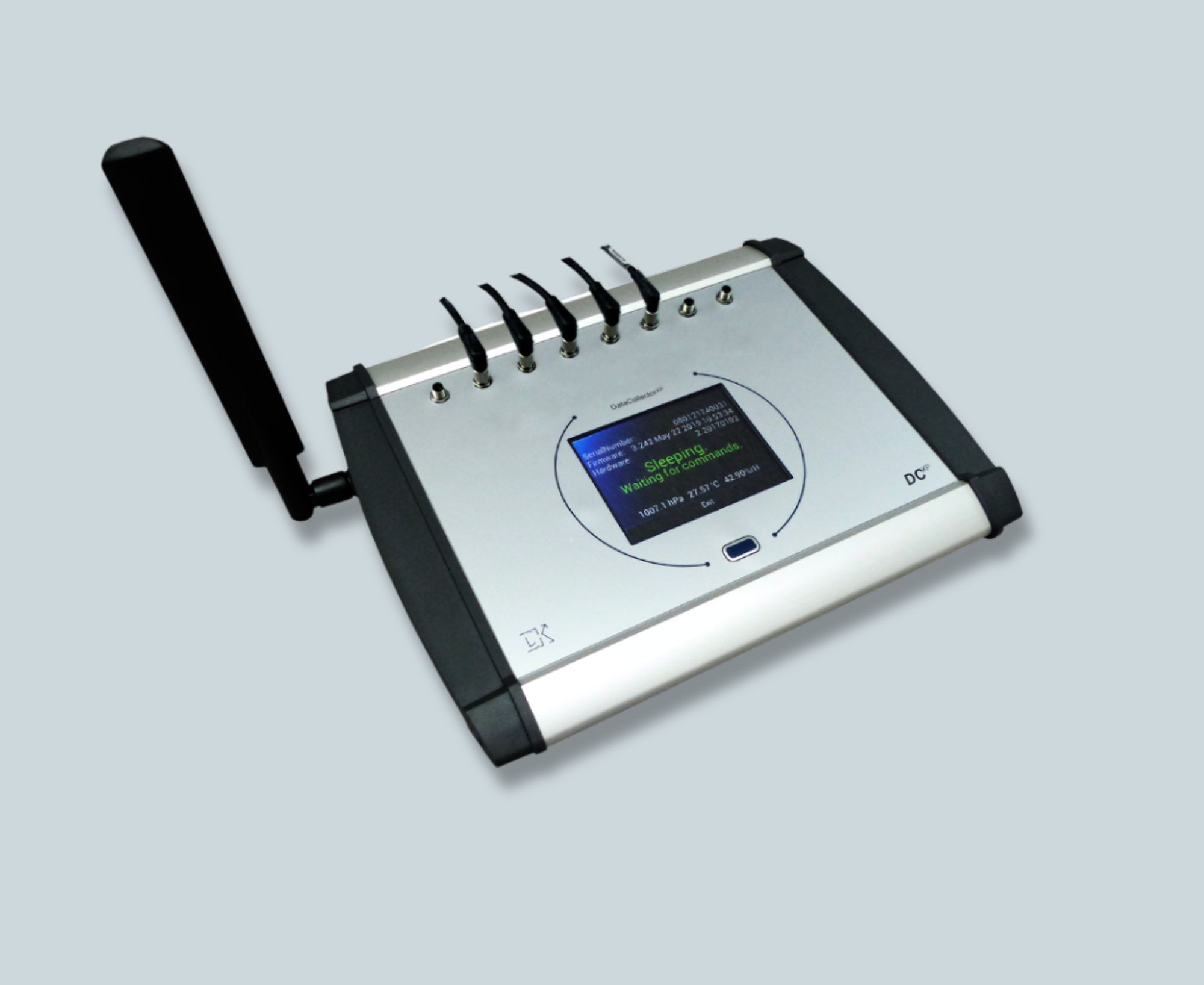 DCXP8RGPRS Mehrkanaldatenlogger für Temperatur, Feuchte, Druck, CO₂, Strom und Spannung