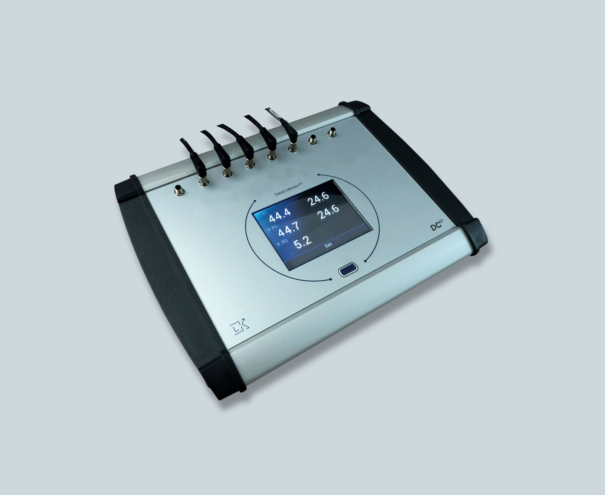 DCXP8R Mehrkanaldatenlogger für Temperatur, Feuchte, Druck, CO₂, Strom und Spannung